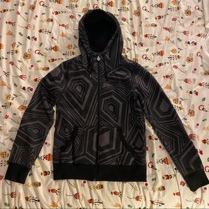 Volcom Fleece Zip Up Snowboarding Hoodie
